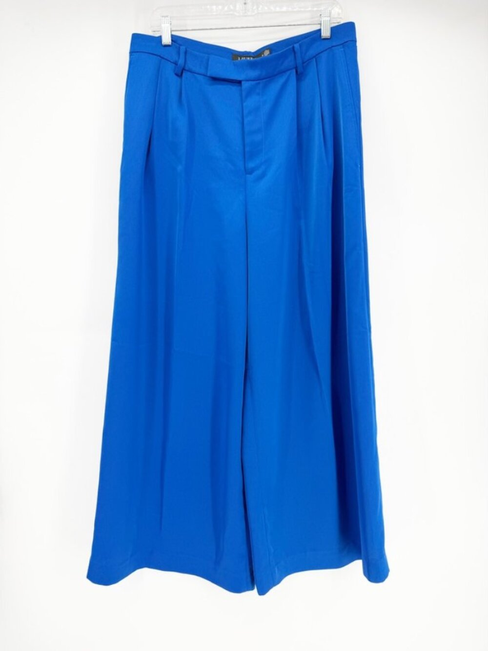 Lauren Ralph Lauren Women's Pleated Satin Crepe Wide-Leg Pant 12 - Picture 2 of 16